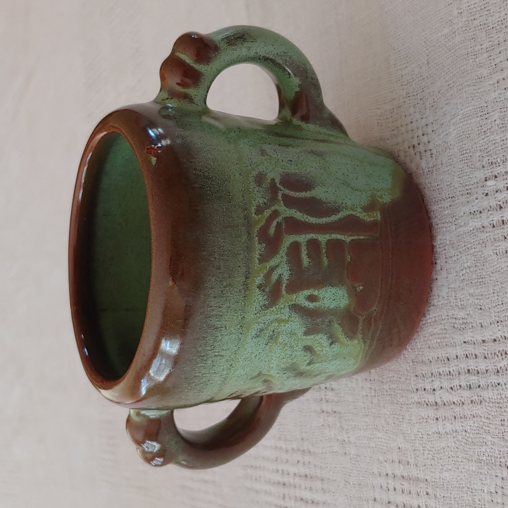 Vintage Frankoma Mayan Aztec Pottery